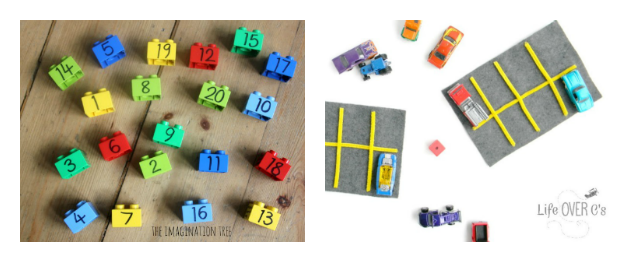 preschool math using toys