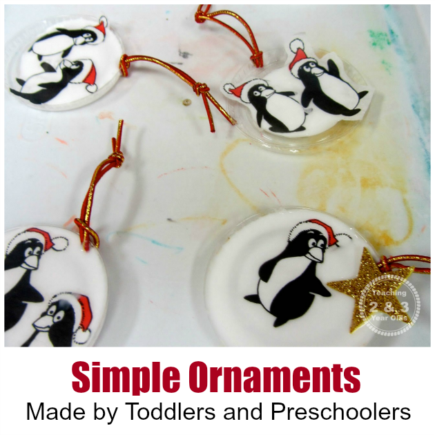 Simple Ornaments Made with Recycled Materials