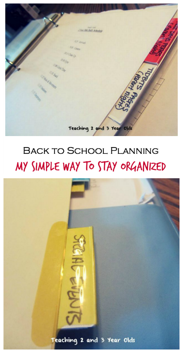 back to school planning for teachers