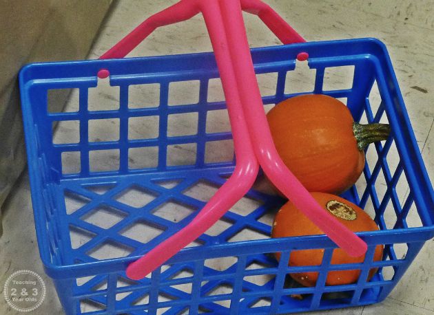 Preschool Dramatic Play Pumpkin Stand 