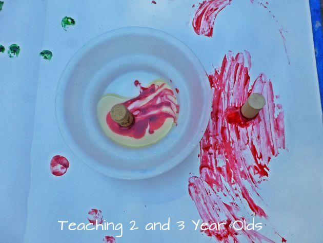 Preschool Art with Corks 7