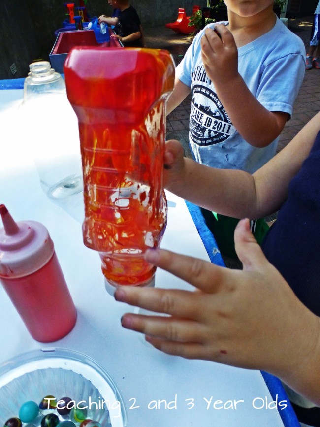 color mixing in a bottle