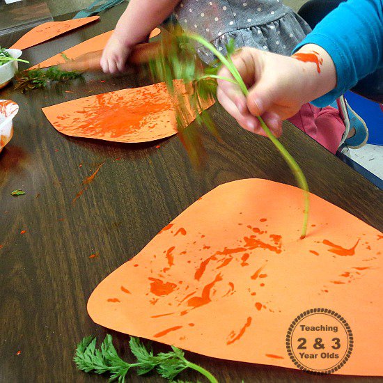 Spring Craft with Carrots