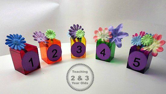 Preschool Counting Activity for Spring