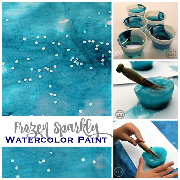 Make your own frozen watercolors