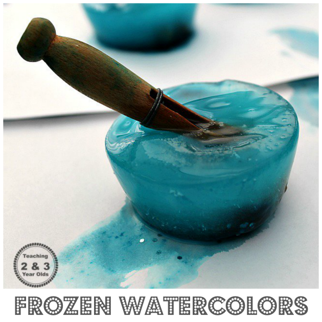 Make your own frozen watercolors