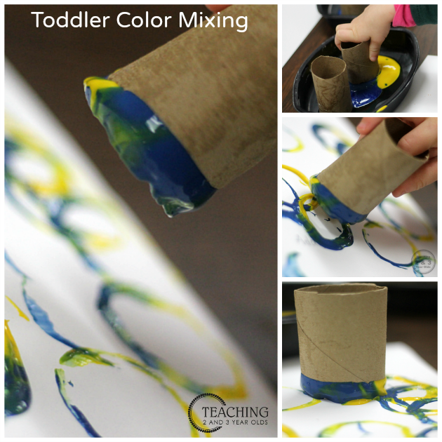 Toddler Color Mixing