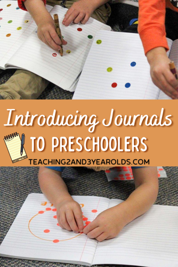 How to Introduce Preschool Journals to 3 Year Olds
