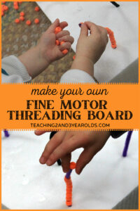 Fine Motor Threading Activity