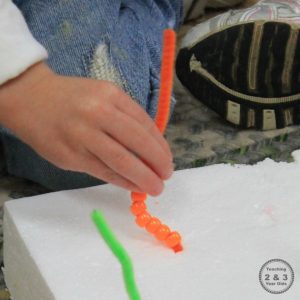 Fine Motor Threading Activity