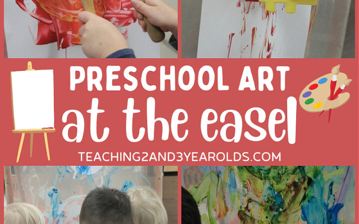 Preschool Easel Painting Activities
