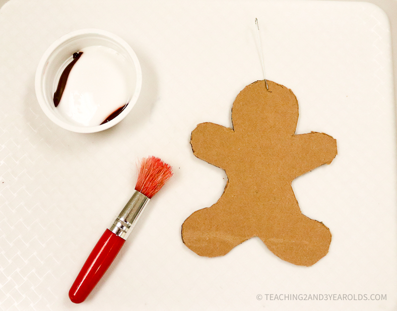 preschool gingerbread art