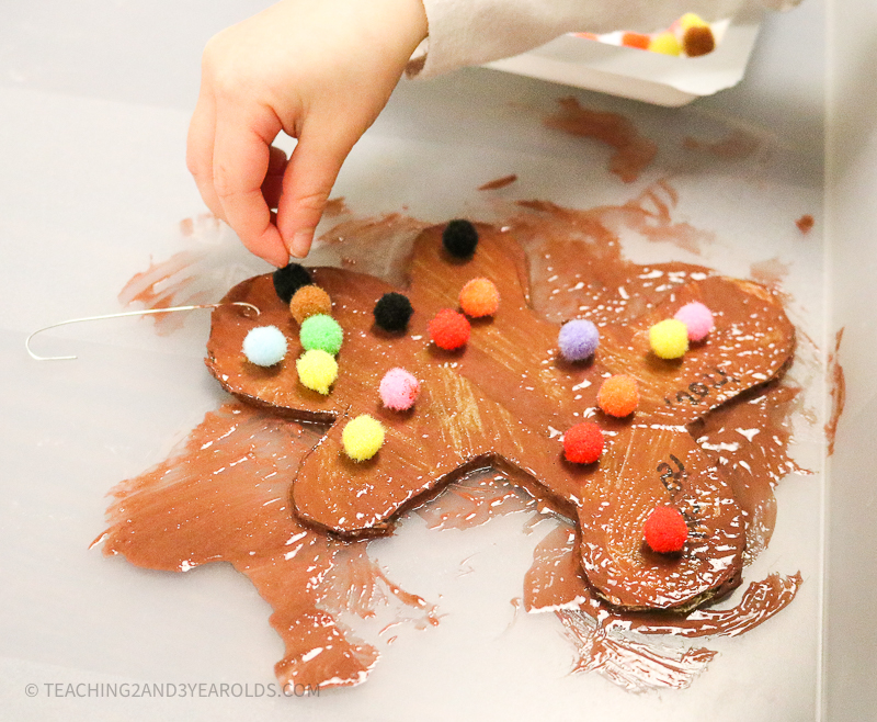 preschool gingerbread art