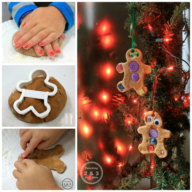 Easy Gingerbread Ornaments for Preschoolers