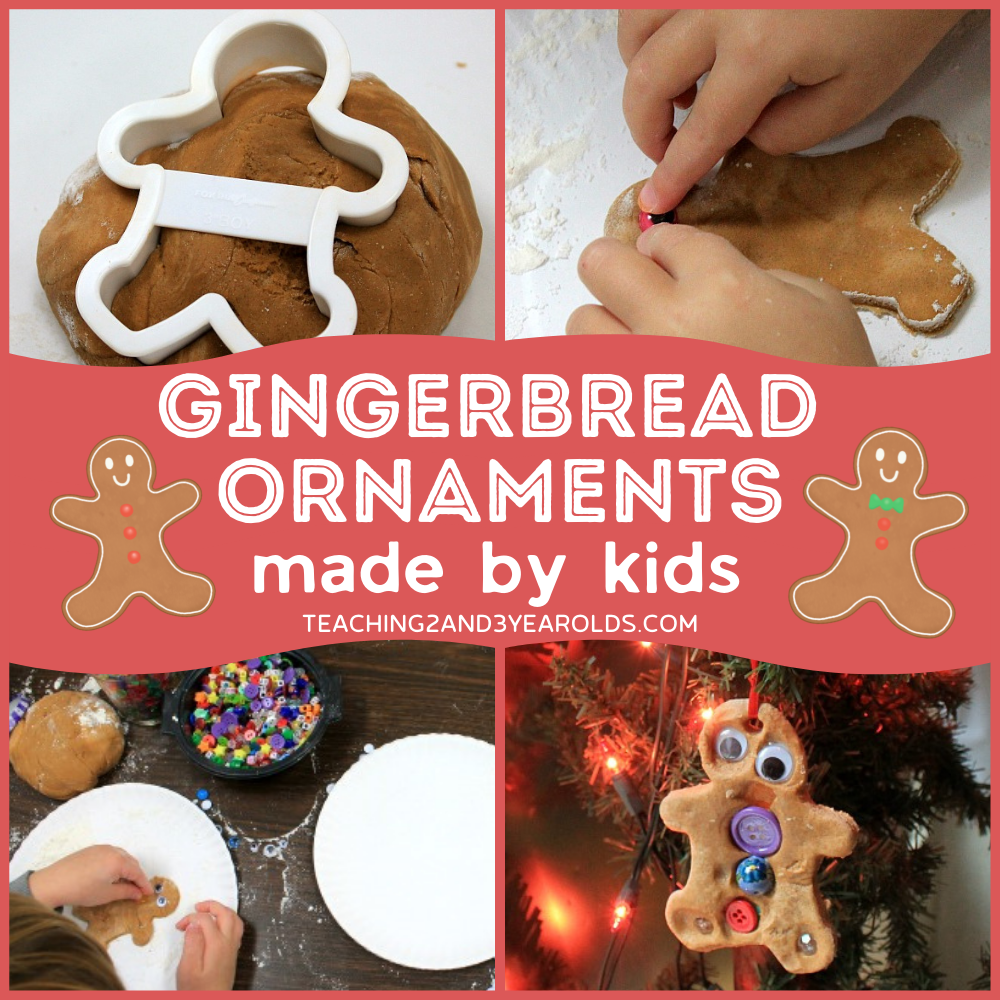 Easy Gingerbread Ornaments for Preschoolers