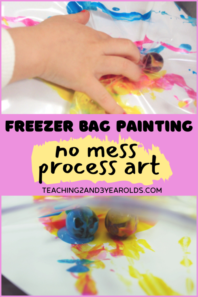 Easy Kids Art with Freezer Bags