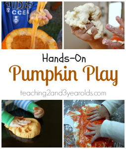 Pumpkin Activities for Toddlers and Preschoolers