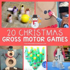 Christmas gross motor games