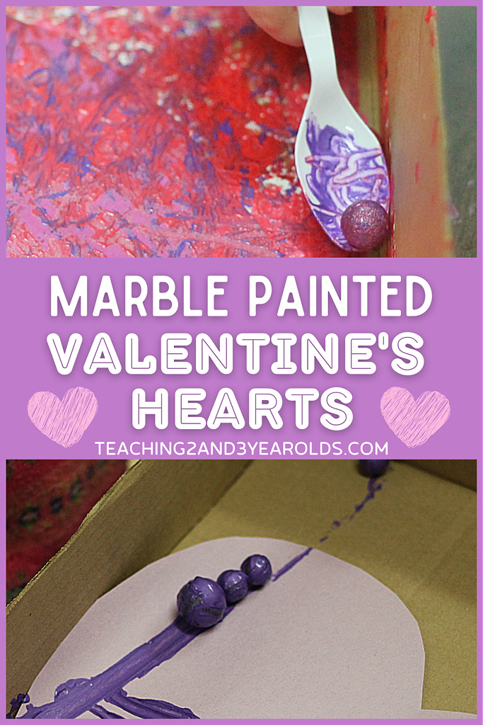Valentine's heart painting