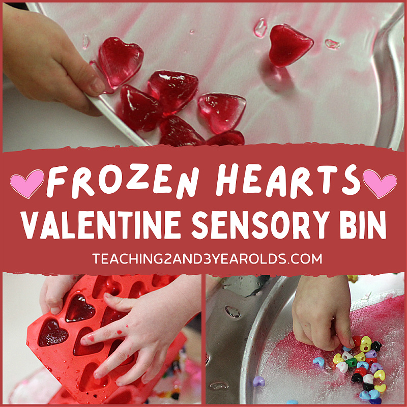 preschool valentines sensory