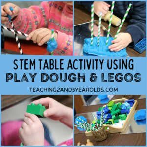 STEM play dough activity