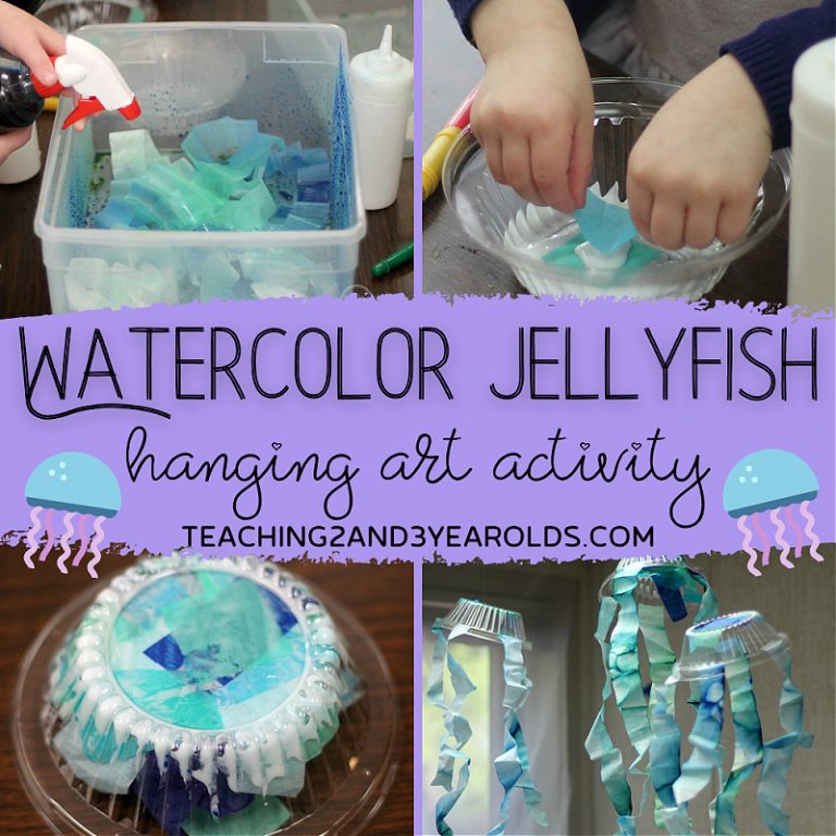 Hanging Jellyfish Craft for Preschoolers