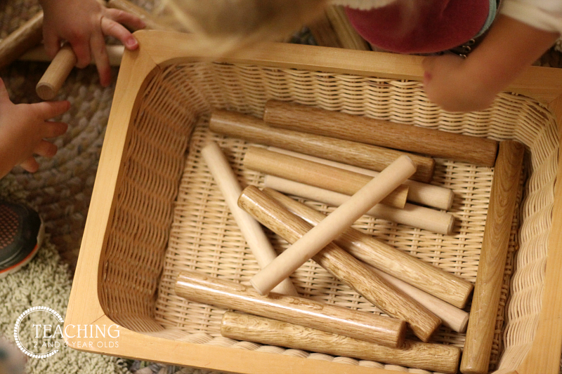Easy Rhythm Sticks Activities for Toddlers and Preschoolers