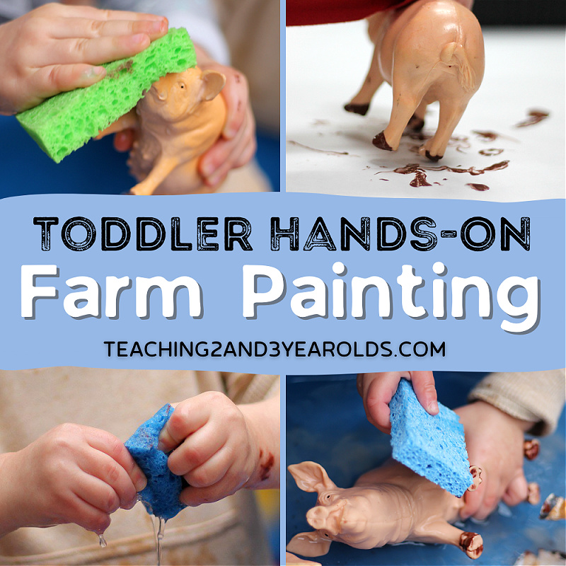 Toddler Farm Theme Painting Activity