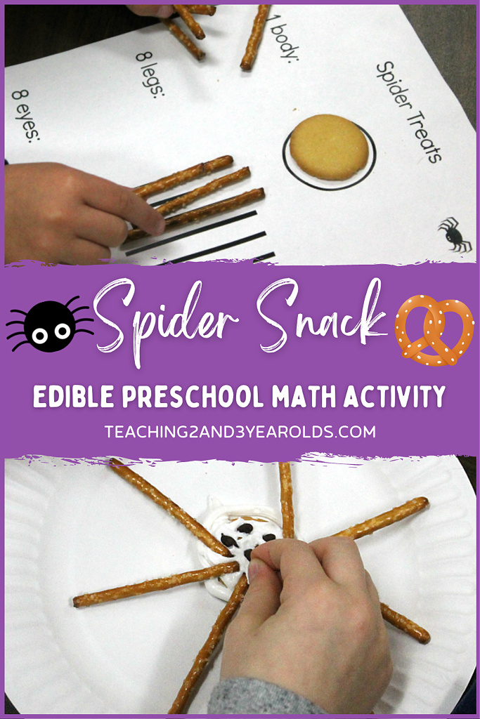 preschool spider snack