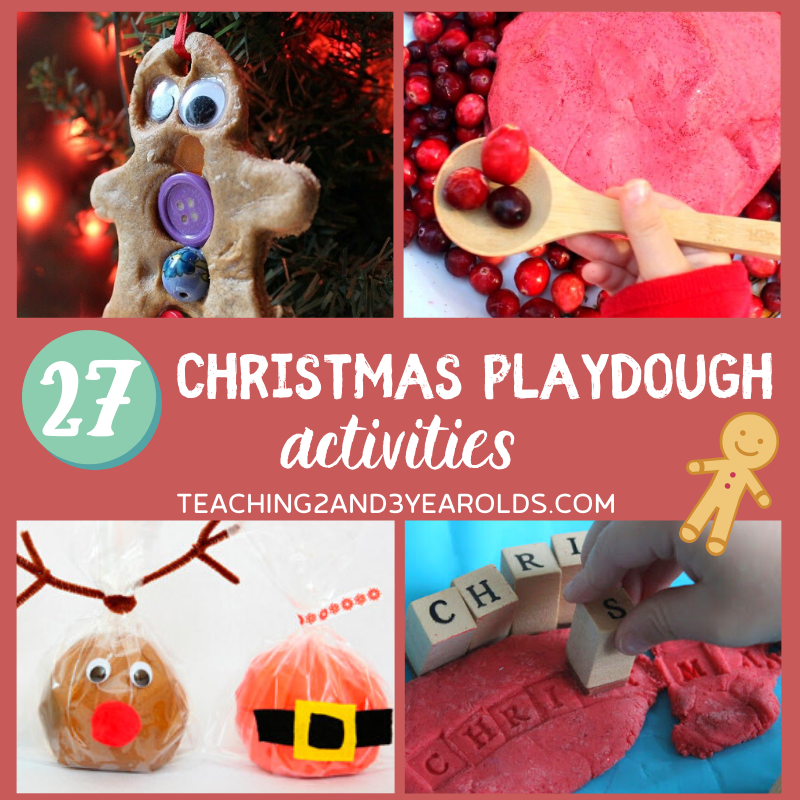 27 Christmas Playdough Activities for Toddlers and Preschoolers