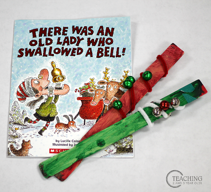Easy Christmas Jingle Bell Sticks