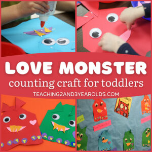 preschool literacy love monster