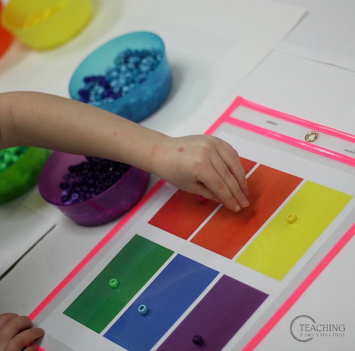 Fine Motor Rainbow Craft for Preschoolers
