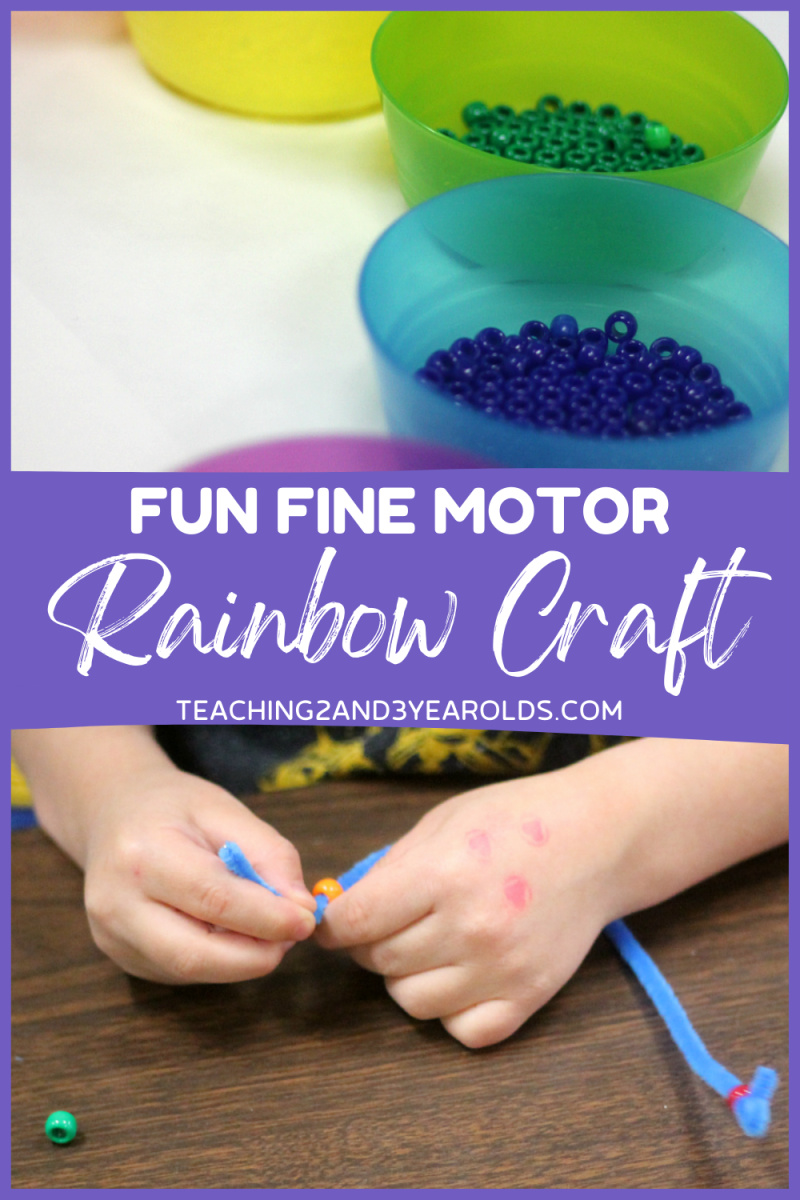 preschool rainbow craft