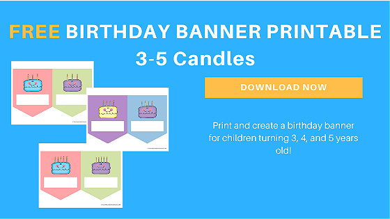 birthday banner printable
