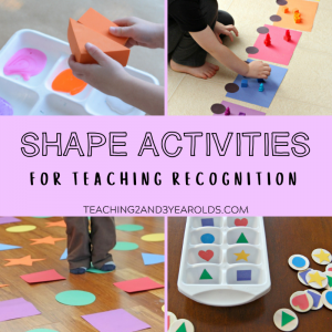 How to Teach Shape Recognition to Preschoolers with Fun Activities