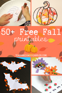 50+ Free Fall Printables Toddlers and Preschoolers Love