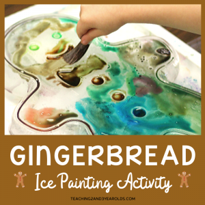 gingerbread man painting