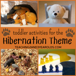 Toddler Hibernation Activities