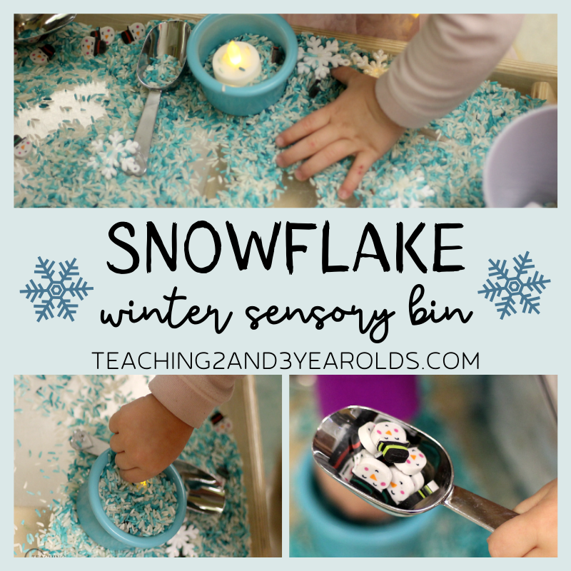 How to Build Fine Motor Skills with a Winter Sensory Bin
