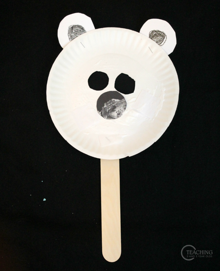 How to Make Polar Bear Masks for a Toddler Winter Activity