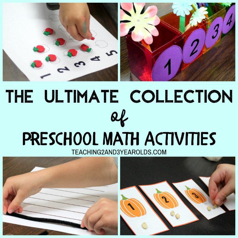 The Ultimate Collection of Preschool Math Activities