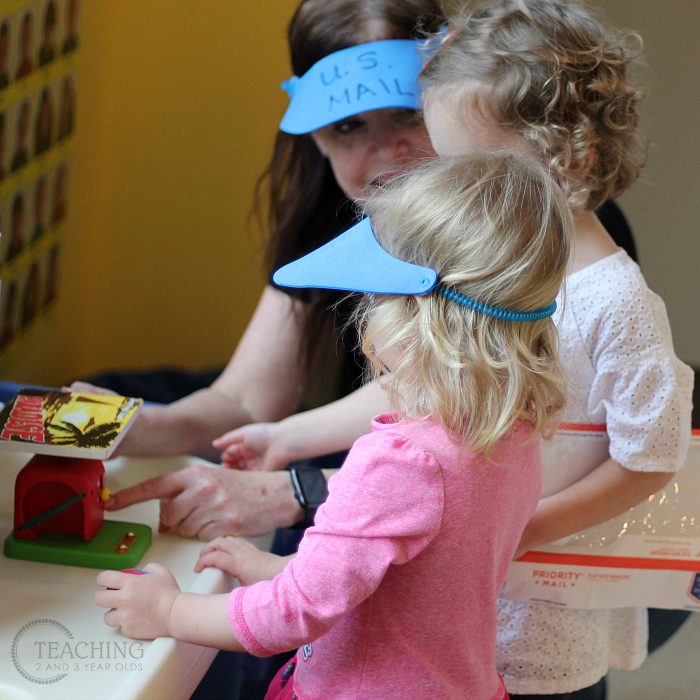 Post Office Dramatic Play for Toddler and Preschoolers