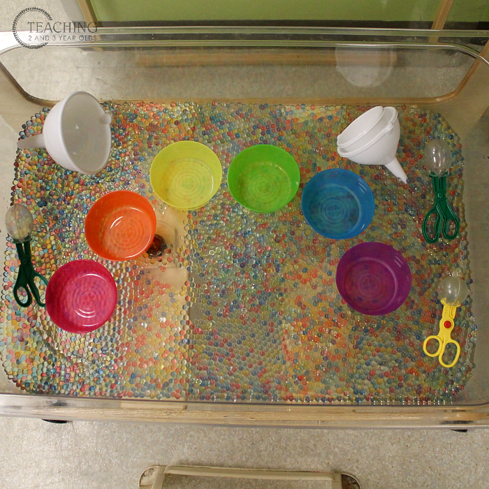 Setting up the Toddler and Preschool Classroom for the Rainbow Theme