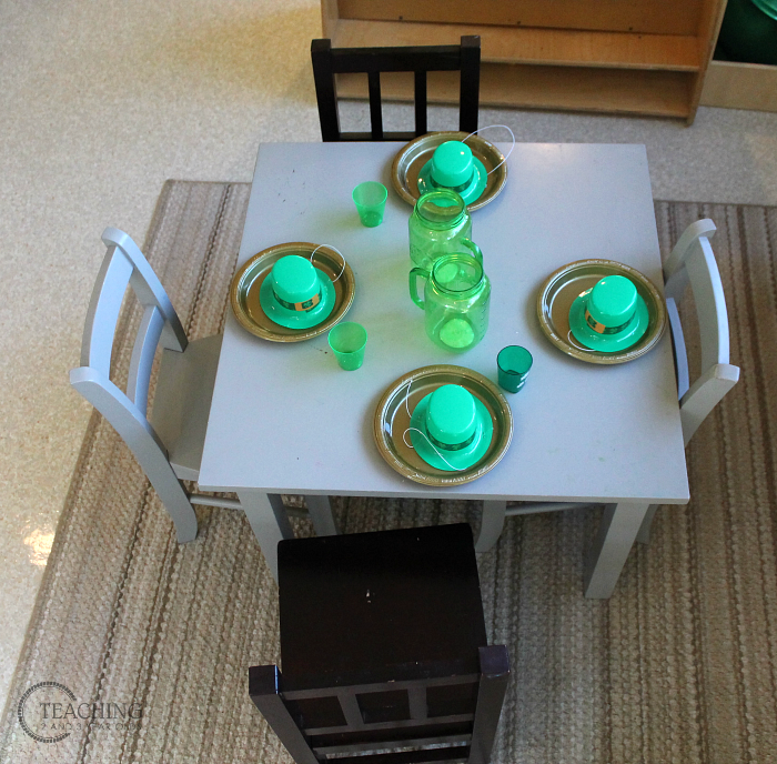 Setting Up the Toddler and Preschool Classroom for the St. Patrick's Day Theme