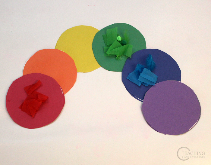 How to Put Together a Hanging Toddler Rainbow Activity