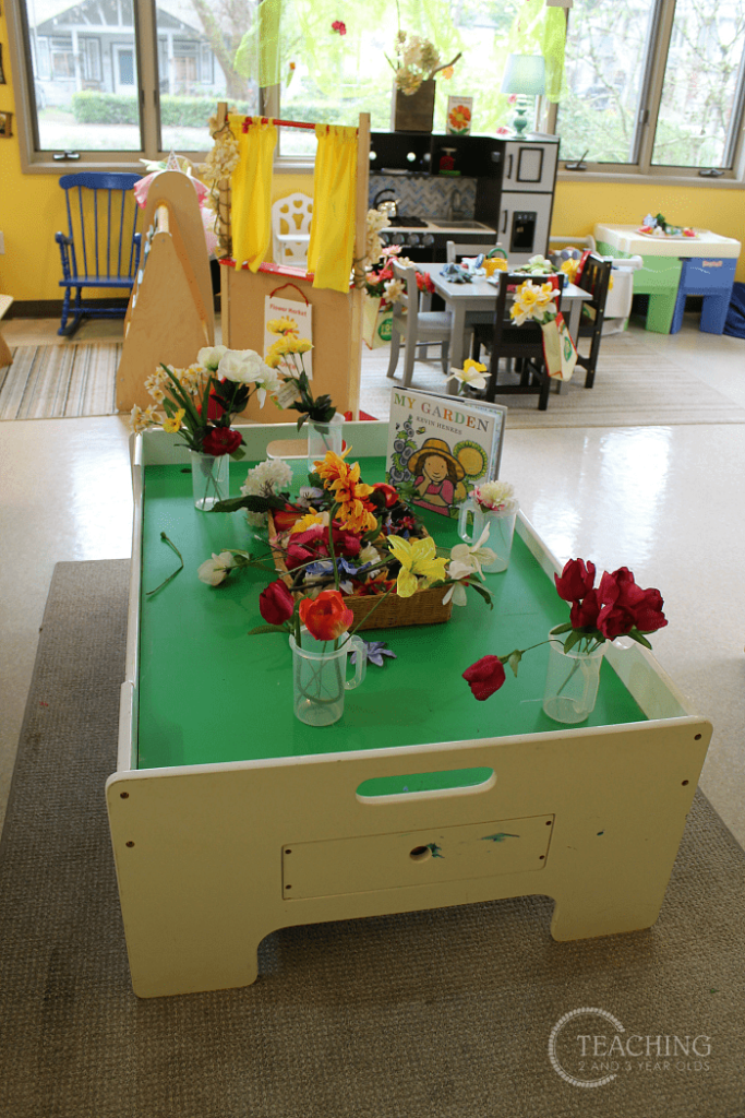 toddler and preschool spring dramatic play