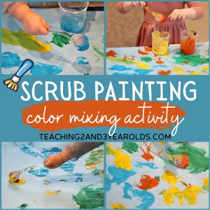 toddler painting activity