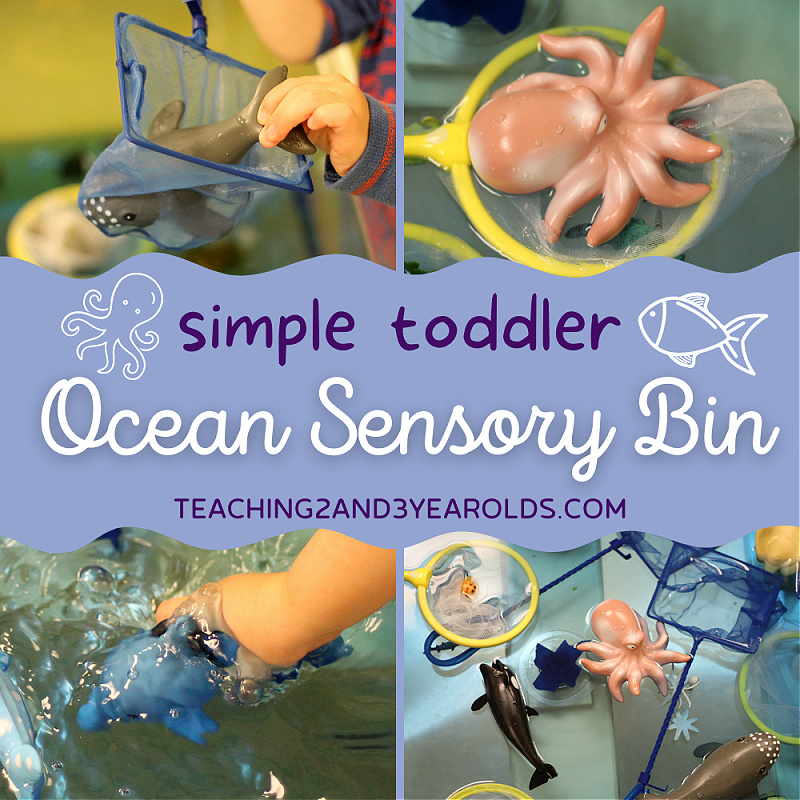 toddler ocean sensory bin