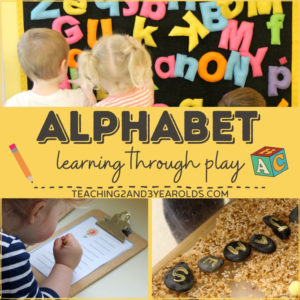 Teaching the Alphabet to Toddlers and Preschoolers Through Play